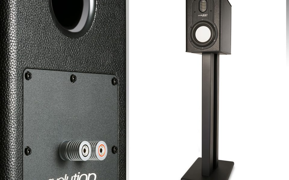 Rear panel, port and binding posts